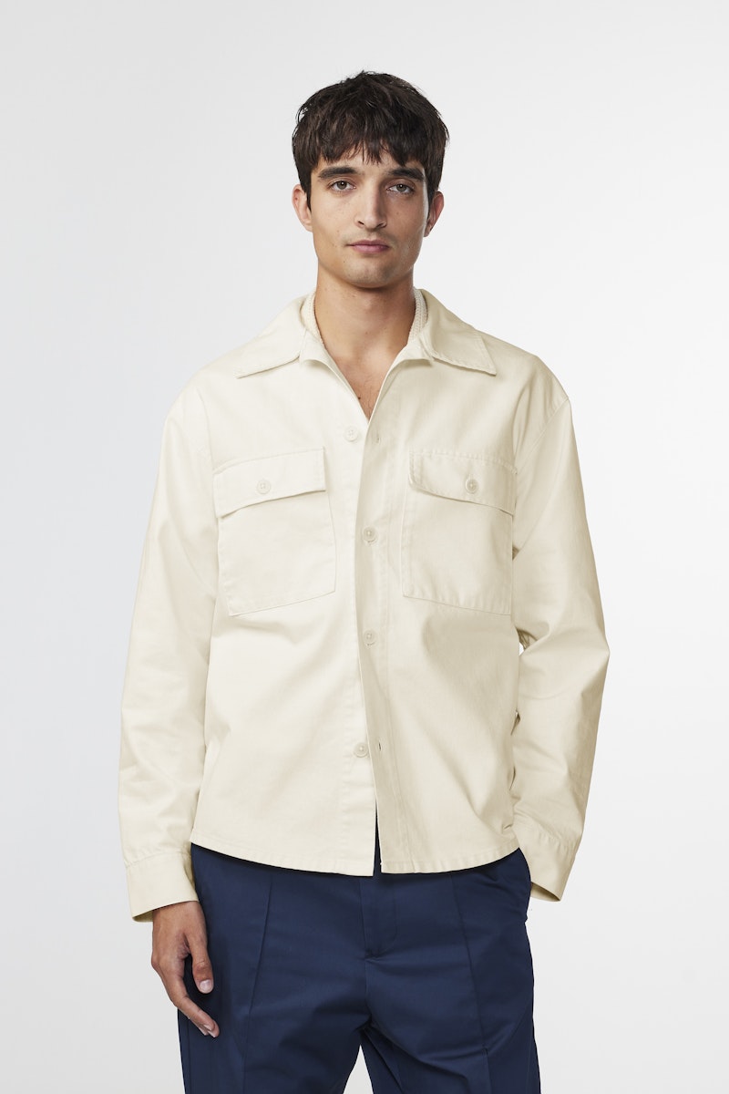 ROGER 1802 OVERSHIRT ECRU