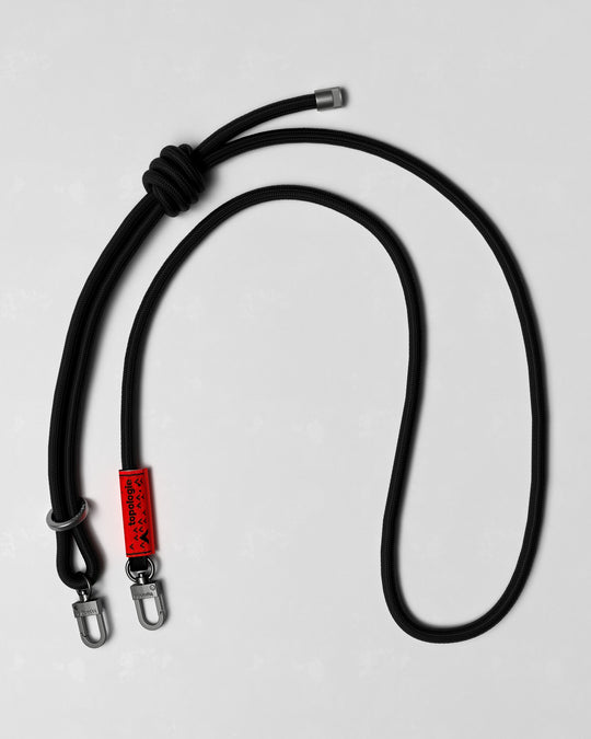 8.0mm ROPE STRAP / BLACK SOLID