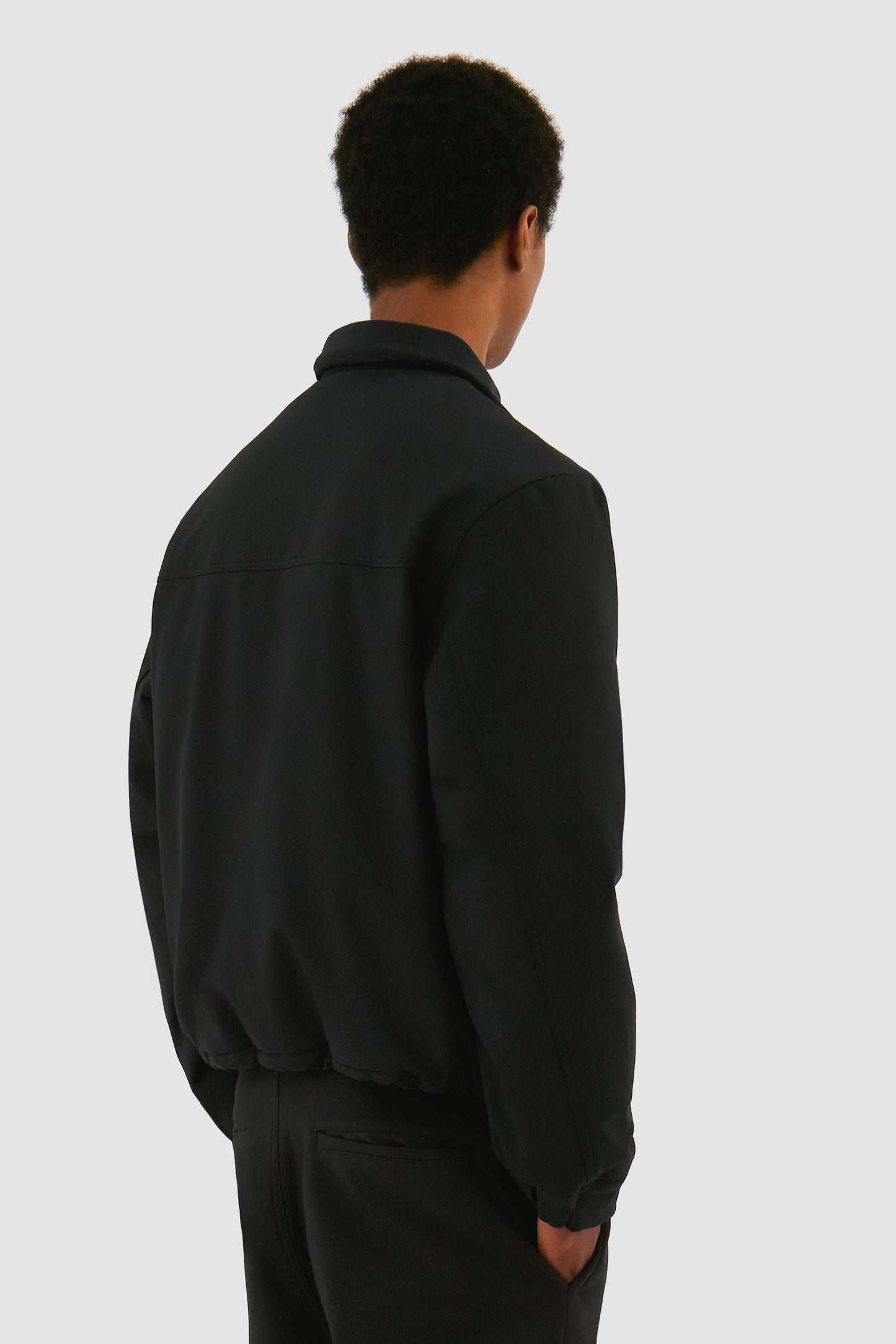 POLYESTER JACKET BLACK