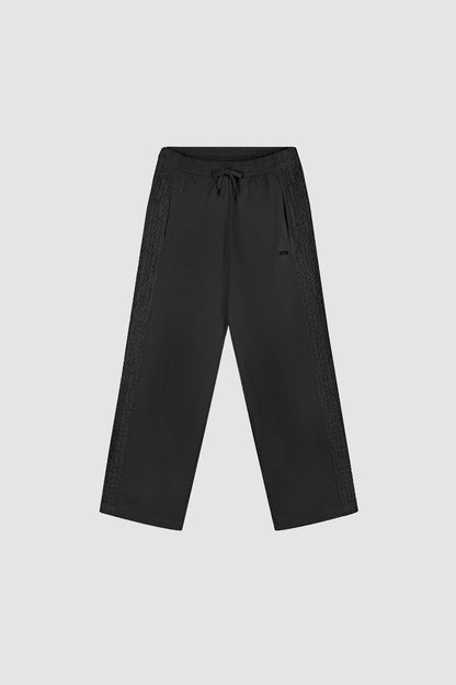 FLOWER TAPE PANTS BLACK