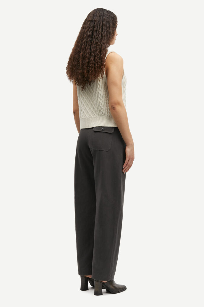 SADIDE TROUSERS 15272 BLACK OYSTER