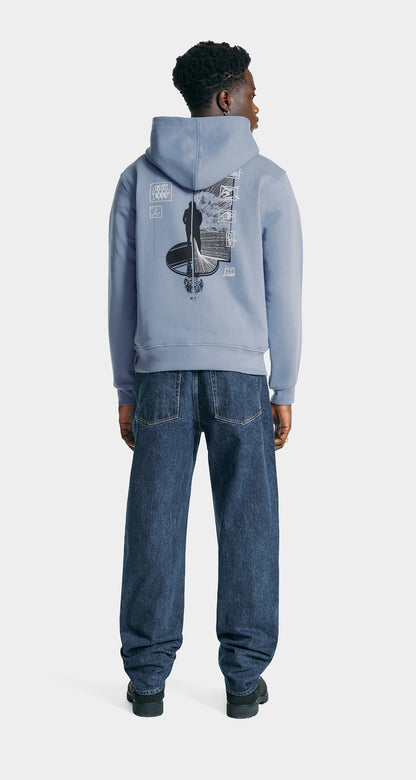 COUNTRY BLUE MIRROR HOODIE