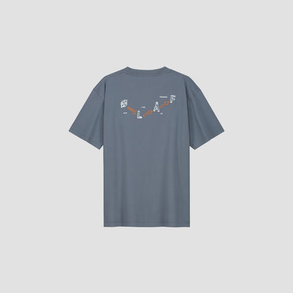 ARROWS TEE DUSTY BLUE