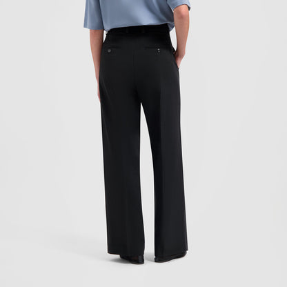 TAILORED WIDE LEG PANTS BLACK