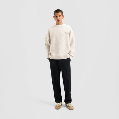 DRIFT KNITTED CREWNECK ECRU