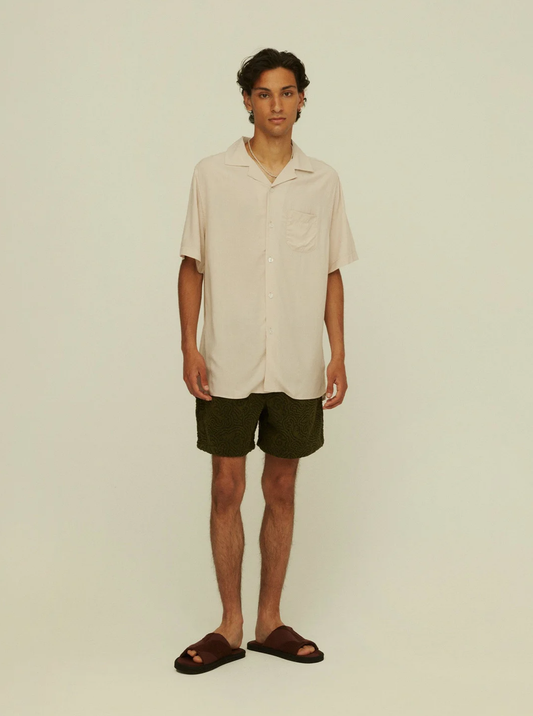 SAND PLAIN VISCOSE SHIRT