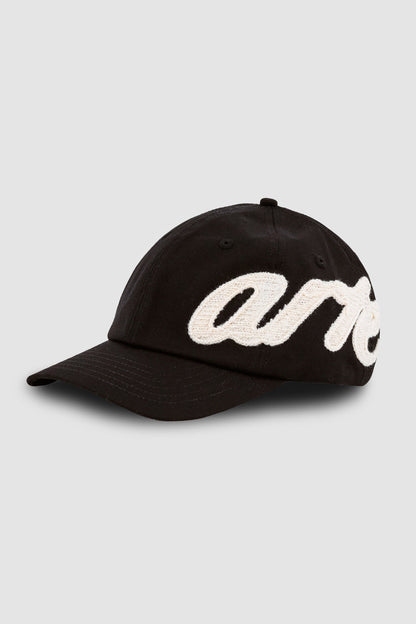 SIDE EMBROIDERY PATCH CAP BLACK