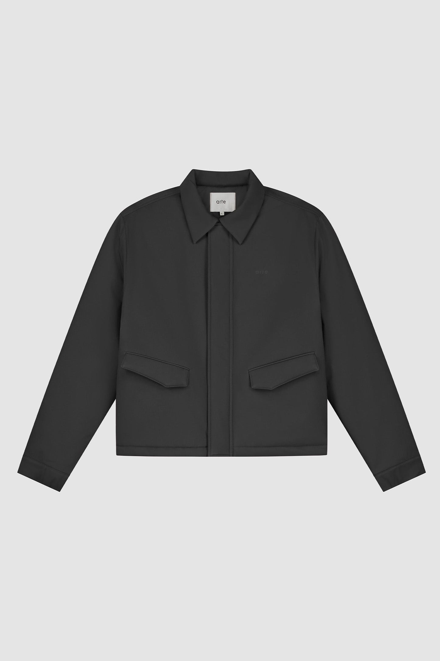 POLYESTER JACKET BLACK